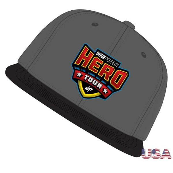 kenny Dude Perfect Store Hero Tour Tour Logo Flatbill1