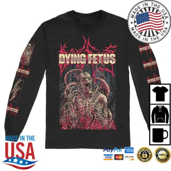 kenny Dying Fetus Merch Dying Fetus Chained Tentacles Longsleeve