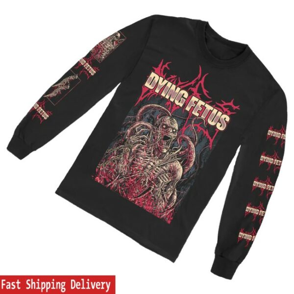 kenny Dying Fetus Merch Dying Fetus Chained Tentacles Longsleeve1