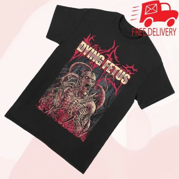 kenny Dying Fetus Merch Dying Fetus Chained Tentacles Tee1