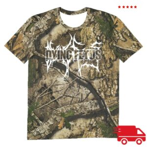 kenny Dying Fetus Merch Dying Fetus Dual Logo Camo Tee kenny Dying Fetus Merch Dying Fetus Dual Logo Camo Tee