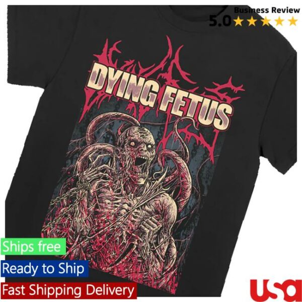 kenny Dying Fetus Merch Shop Dying Fetus Chained Tentacles Shirtw