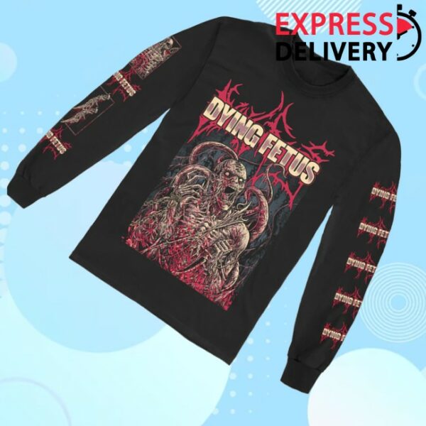 kenny Dying Fetus Merch Store Dying Fetus Chained Tentacles Longsleeves