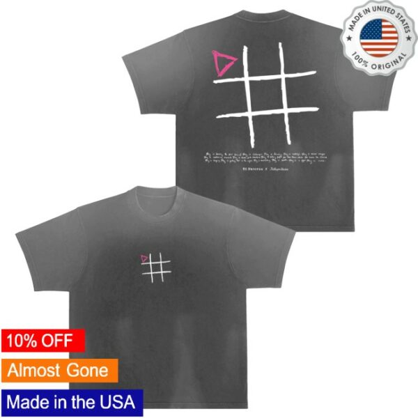 kenny Ed Sheeran Merch Play X Kidsuper Tick Tack Toe Shirt1