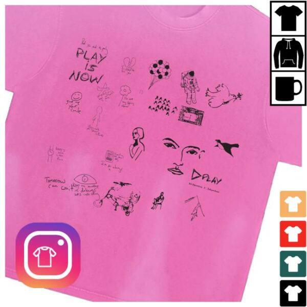 kenny Ed Sheeran Merch Shop Store Play X Kidsuper Doodle Shirtw