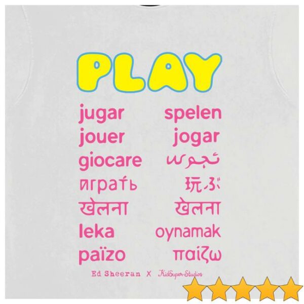 kenny Ed Sheeran Merch Shop Store Play X Kidsuper Ringer Shirtsw