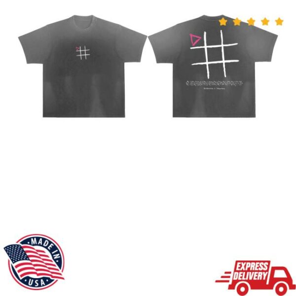 kenny Ed Sheeran Merch Shop Store Play X Kidsuper Tick Tack Toe Shirt