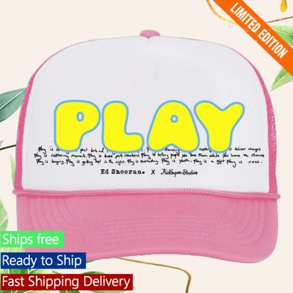 kenny Ed Sheeran Merch Shop Store Play X Kidsuper Trucker Cap