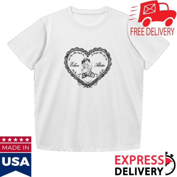 kenny Eileen Alister Merch Store The Training Wheels Tee Whites