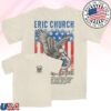 kenny Eric Church Merch Shop Free The Machine Tour Natural Eagle Shirt