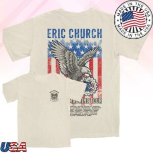 kenny Eric Church Merch Shop Free The Machine Tour Natural Eagle Shirt kenny Eric Church Merch Shop Free The Machine Tour Natural Eagle Shirt