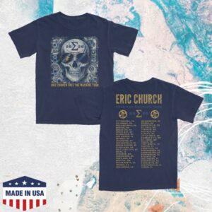 kenny Eric Church Store Free The Machine Tour Navy Skull Shirtss kenny Eric Church Store Free The Machine Tour Navy Skull Shirtss
