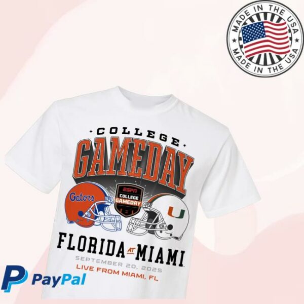 kenny Espn Merch Shop Store College Gameday Florida Vs Miami Shirtw