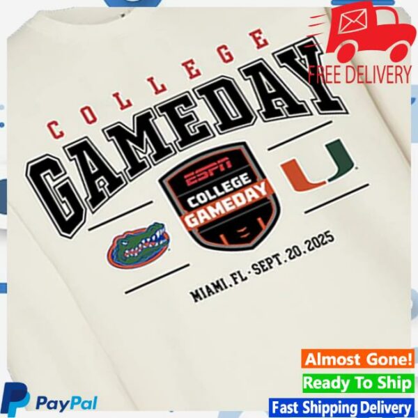 kenny Espn Merch Shop Store College Gameday Florida Vs Miami Sweatshirtsa