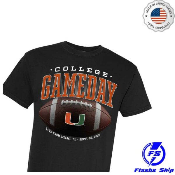 kenny Espn Merch Shop Store Miami College Gameday Shirtw