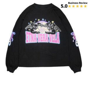 kenny Etna Vera Vela Merch Store Etna Vera Vela Uniform Black Long Sleeves