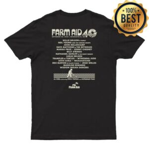 kenny Farm Aid Merch Farm Aid 40 Barn Owl Tee kenny Farm Aid Merch Farm Aid 40 Barn Owl Tee