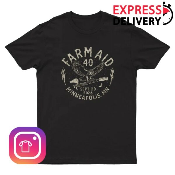 kenny Farm Aid Merch Farm Aid 40 Barn Owl Tee1