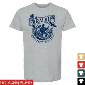 kenny Farm Aid Merch Farm Aid 40 Rice Harvester Tee0