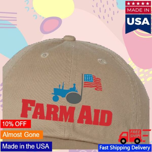 kenny Farm Aid Tractor Logo Baseball Hatw