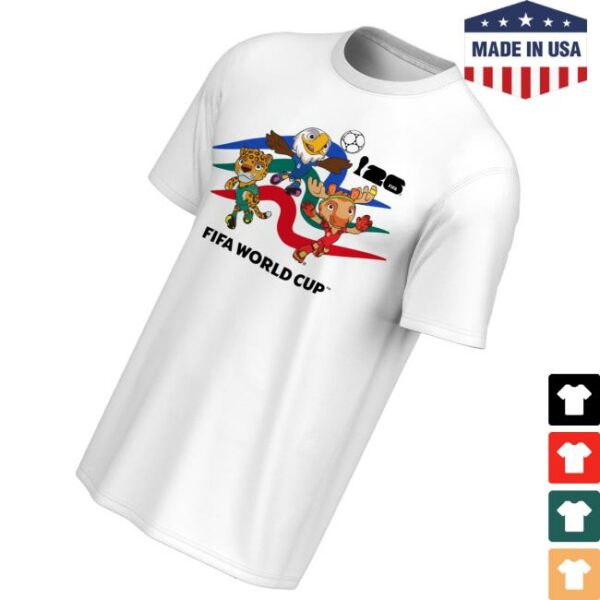 kenny Fifa Store 2026 World Cup Mascot Crew White Shirtws