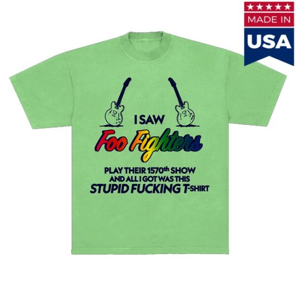 kenny Foo Fighters Merch 1570Th Show Tee