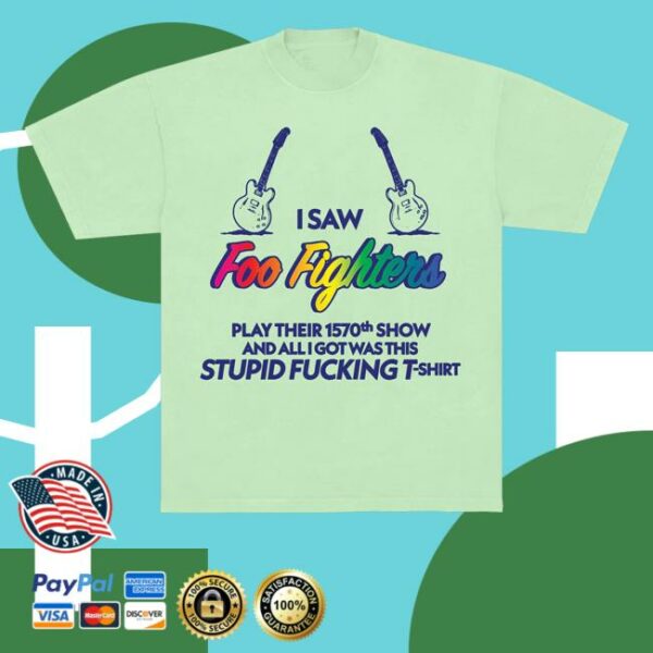 kenny Foo Fighters Merch Shop Store 1570Th Show Shirt