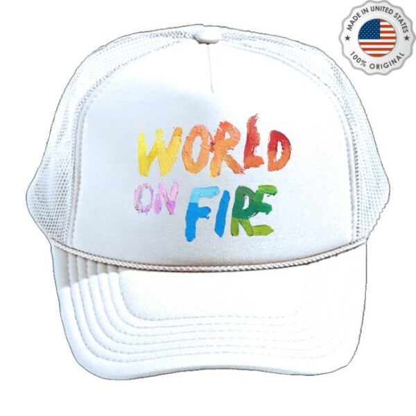kenny For King And Country Merch World On Fire Trucker Hat