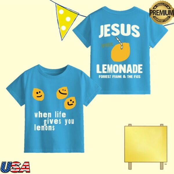 kenny Forrest Frank Merch Store Jesus Lemonade Blue Shirt