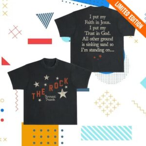 kenny Forrest Frank Merch Store The Rock Black Shirt kenny Forrest Frank Merch Store The Rock Black Shirt