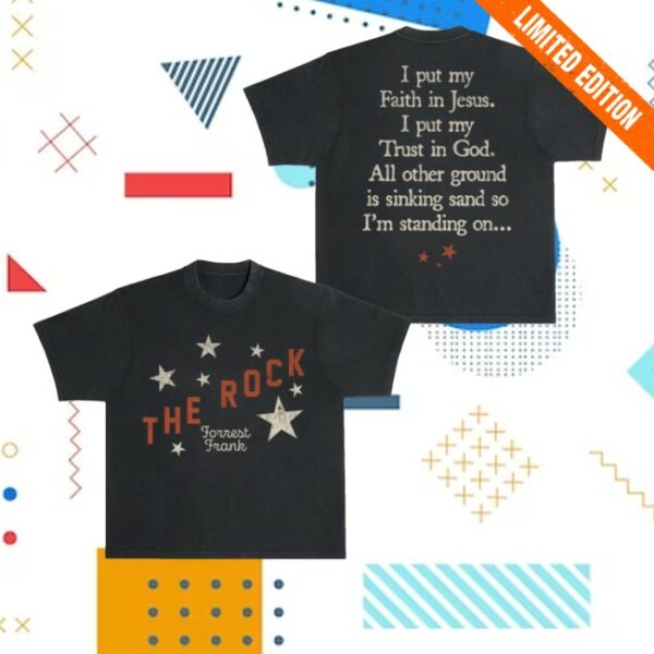 kenny Forrest Frank Merch Store The Rock Black Shirt