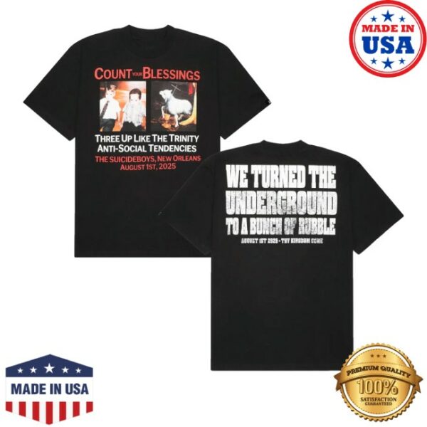 kenny G59 Records Merch Store G59 Count Your Blessings Tee Blackss