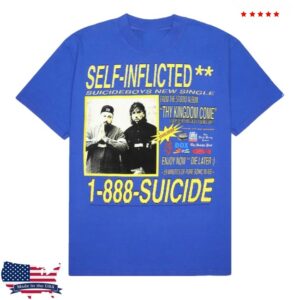 kenny G59 Records Merch Store G59 Self Inflicted Tee Blue