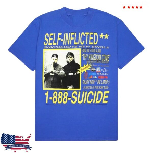 kenny G59 Records Merch Store G59 Self Inflicted Tee Blue
