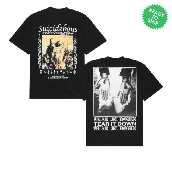 kenny G59 Records Merch Store G59 Tear It Down Tee Blackss