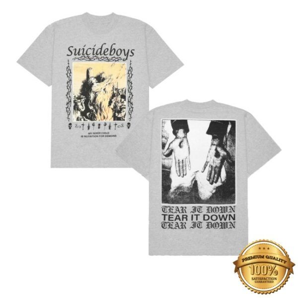 kenny G59 Records Merch Store G59 Tear It Down Tee Greyss