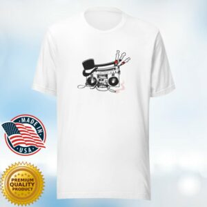 kenny Gas Digital Merch High Society Radio Logo Tee White kenny Gas Digital Merch High Society Radio Logo Tee White