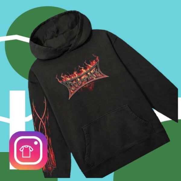 kenny Godsmack Merch Shop Store Flame Logo Hoodies