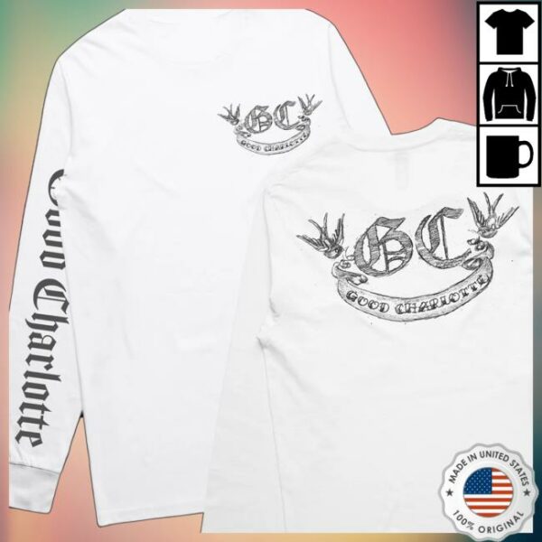kenny Good Charlotte Merch Shop Limited Edition Reimagined St 25Th Anniversary Long Sleeve Shirtg