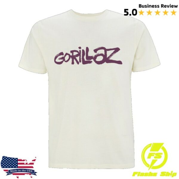 kenny Gorillaz Merch Store Graffiti Logo Shirt