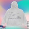 kenny Gracie Abrams Merch Store Secret Tour Heather Grey Star Hoodie