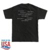 kenny Gracie Abrams Merch Store Tsou Deluxe Tour Black Dateback Shirt