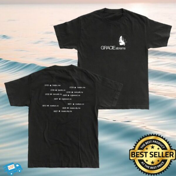 kenny Gracie Abrams Merch Tsou Deluxe Tour Black Dateback Shirt1