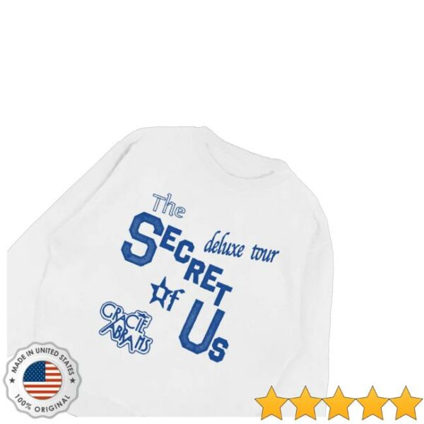 kenny Gracie Abrams Shop Merch Store Tsou Deluxe White Tour Long Sleeve Shirtw