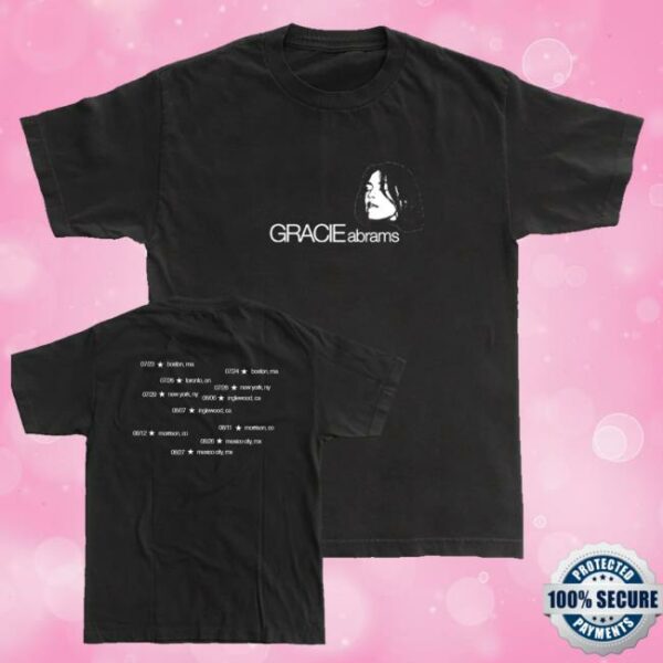 kenny Gracie Abrams Shop Tsou Deluxe Tour Black Dateback Shirt
