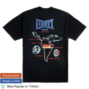 kenny Grand National Tour Merch Kendrick Lamar Hey Now Pay Now Latam Shirt