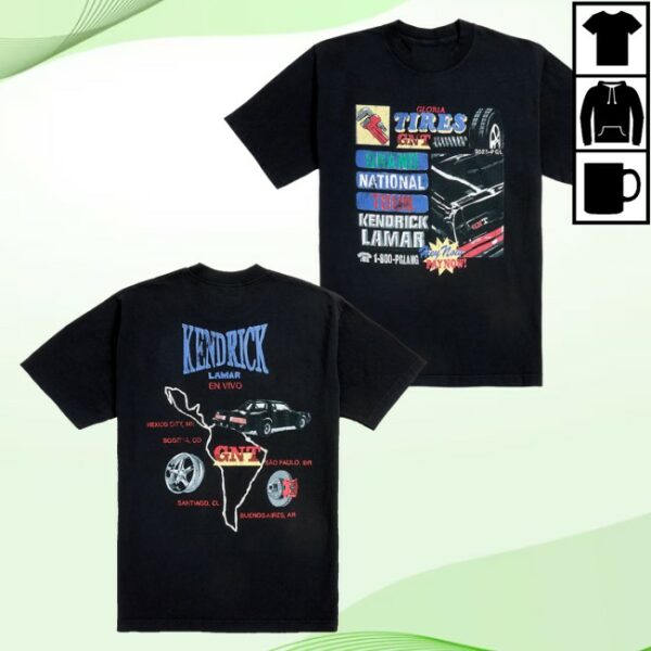 kenny Grand National Tour Merch Kendrick Lamar Hey Now Pay Now Latam Shirt0