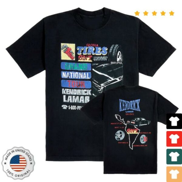 kenny Grand National Tour Merch Shop Store Kendrick Lamar Hey Now Pay Now Latam Shirt