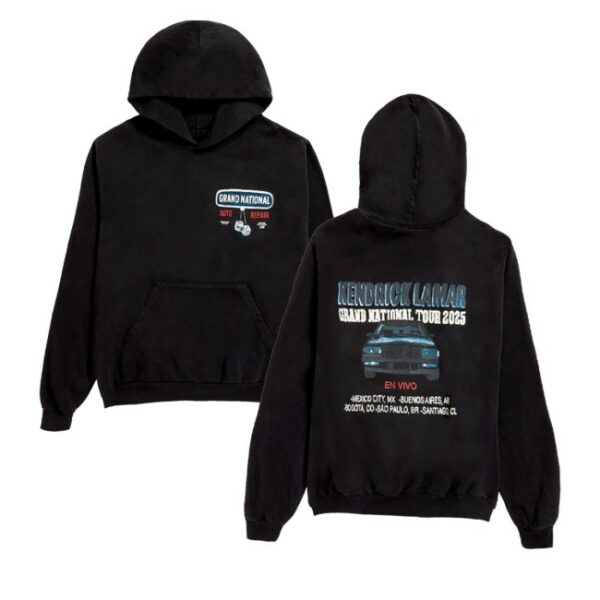 kenny Grand National Tour Merch Store Kendrick Lamar Auto Repair Latam Hoodiess