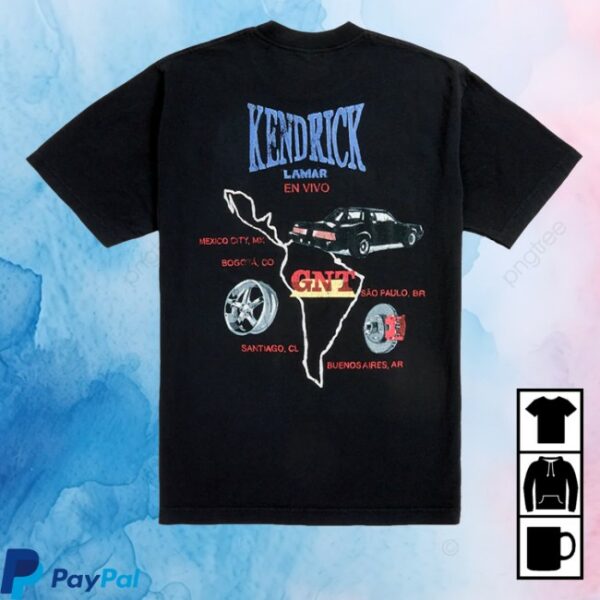 kenny Grand National Tour Merch Store Kendrick Lamar Hey Now Pay Now Latam Shirt